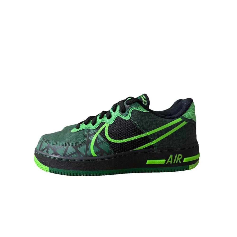 Nike Air Force 1 React Naija Black Pine Green | CW3918-001 Men Size 12